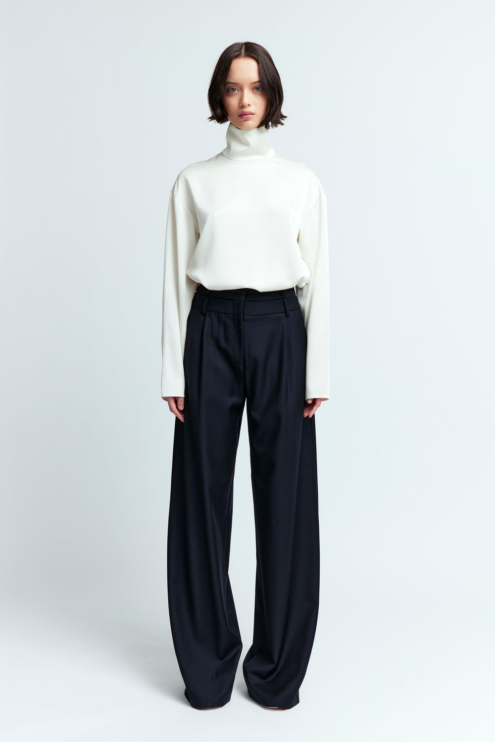 Olall Top in Crepe