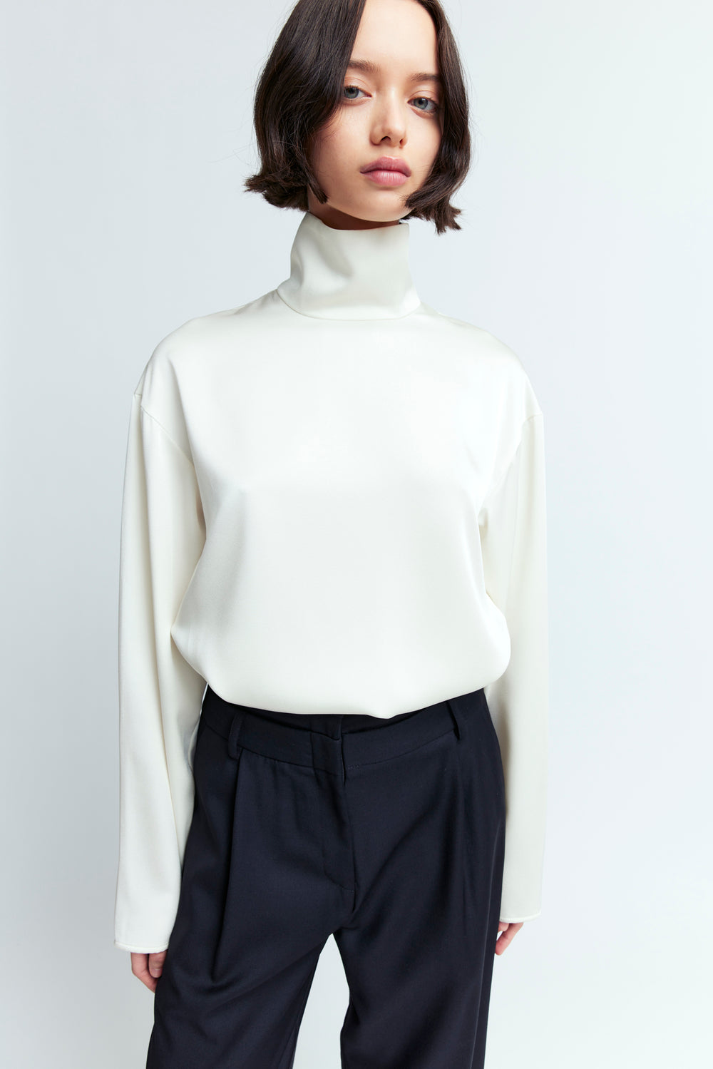 Olall Top in Crepe