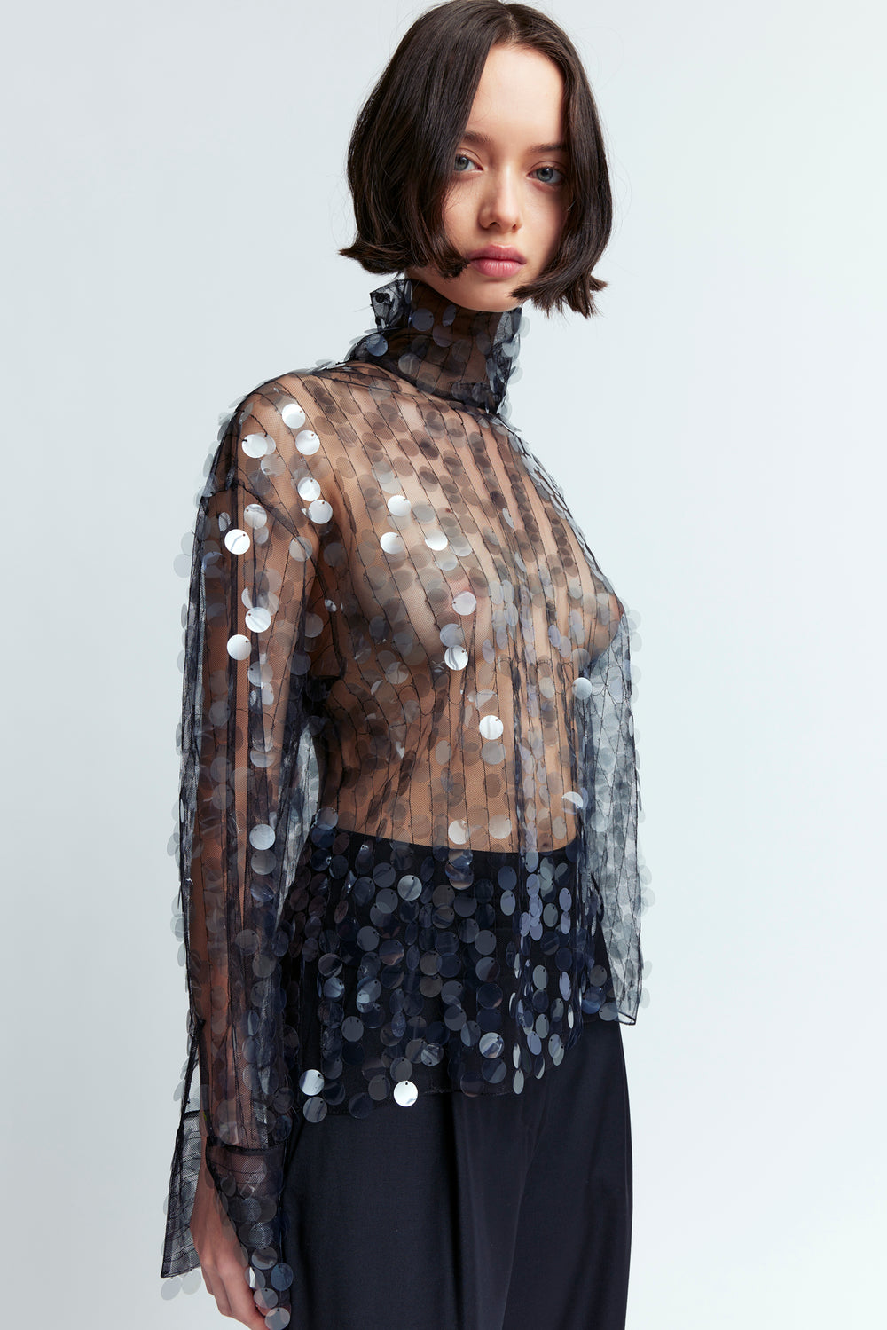 Olall Top in Sequin