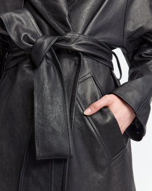 Palmi Coat in Leather