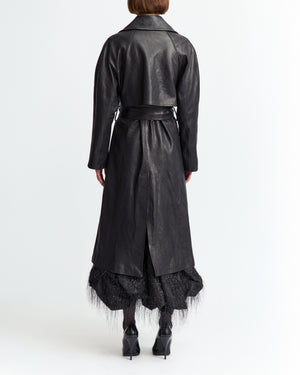 Palmi Coat in Leather
