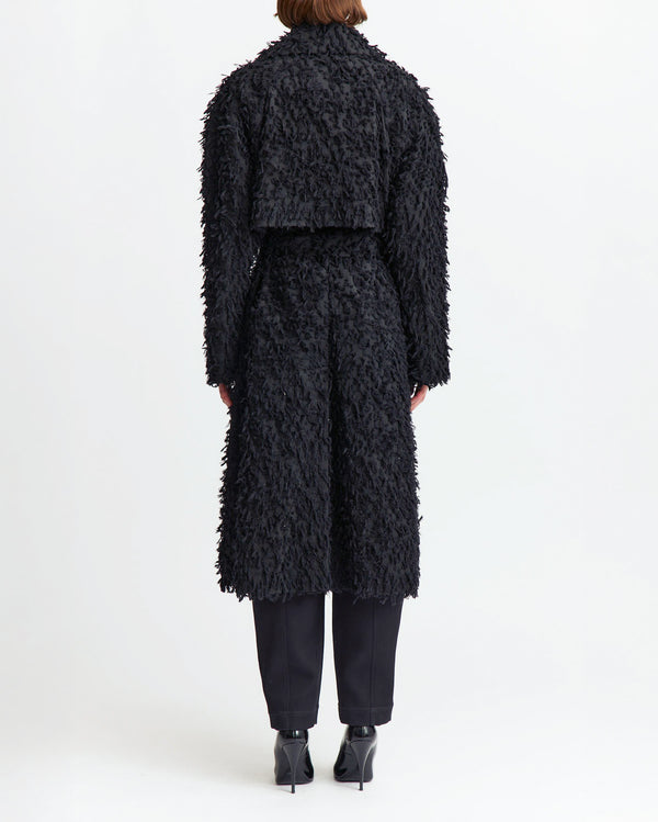 Palmi Coat in Textured Cotton