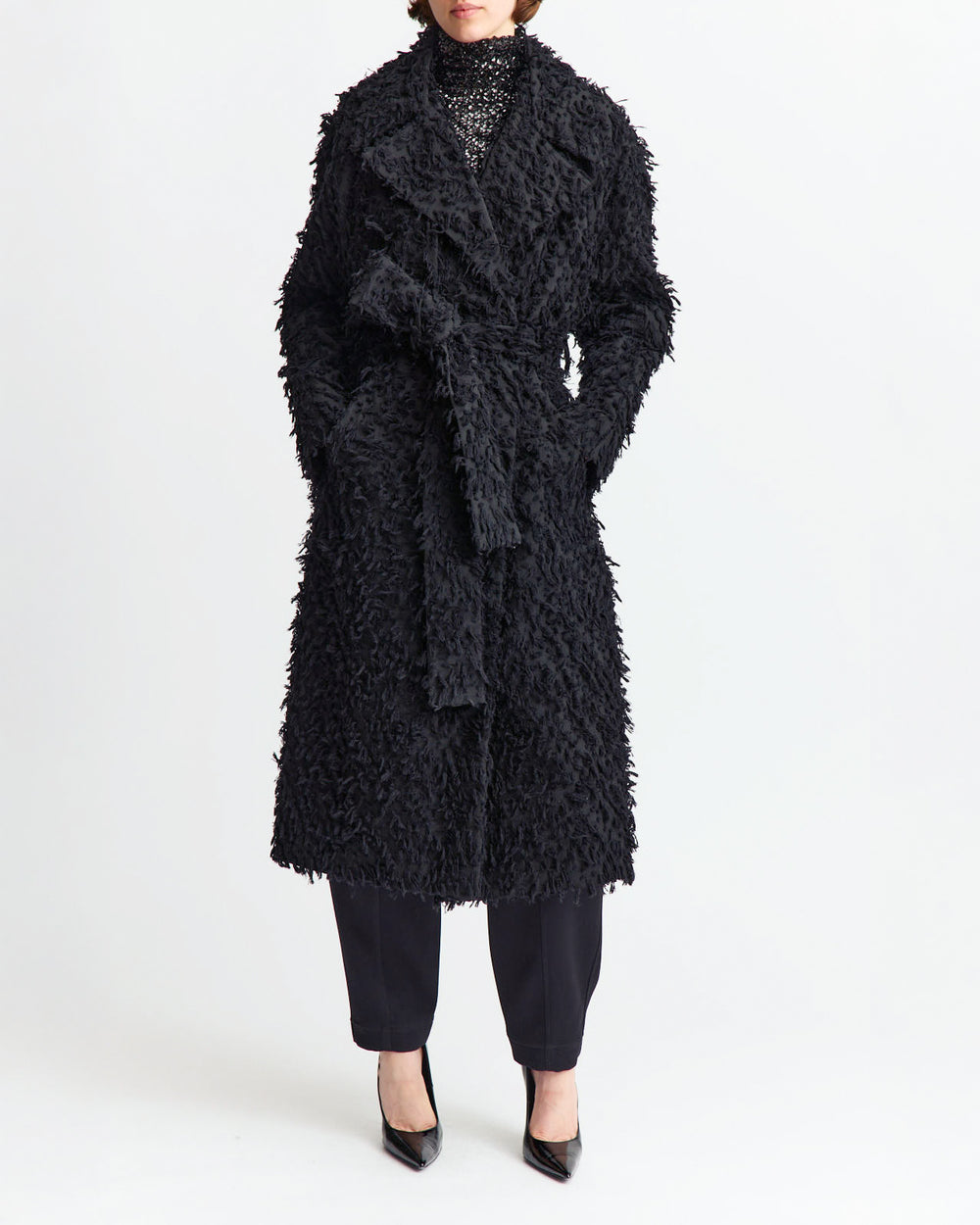 Palmi Coat in Textured Cotton