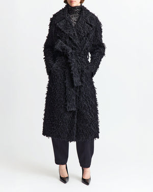 Palmi Coat in Textured Cotton