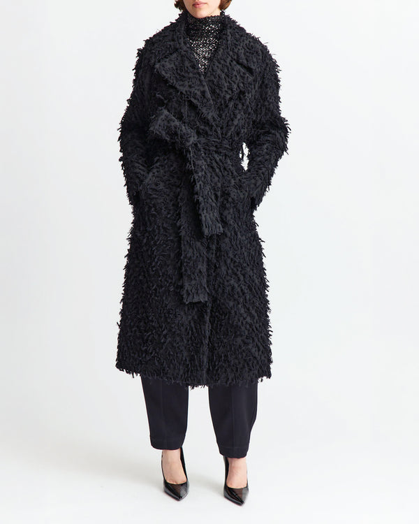 Palmi Coat in Textured Cotton