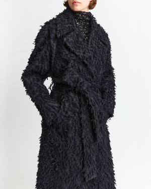 Palmi Coat in Textured Cotton