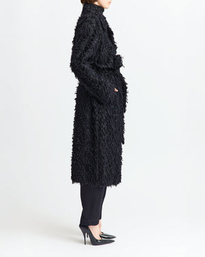 Palmi Coat in Textured Cotton