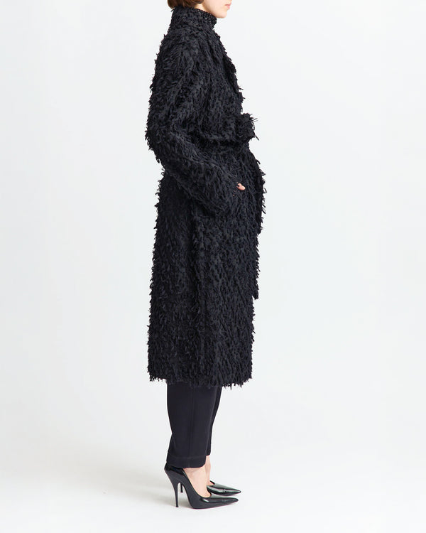 Palmi Coat in Textured Cotton