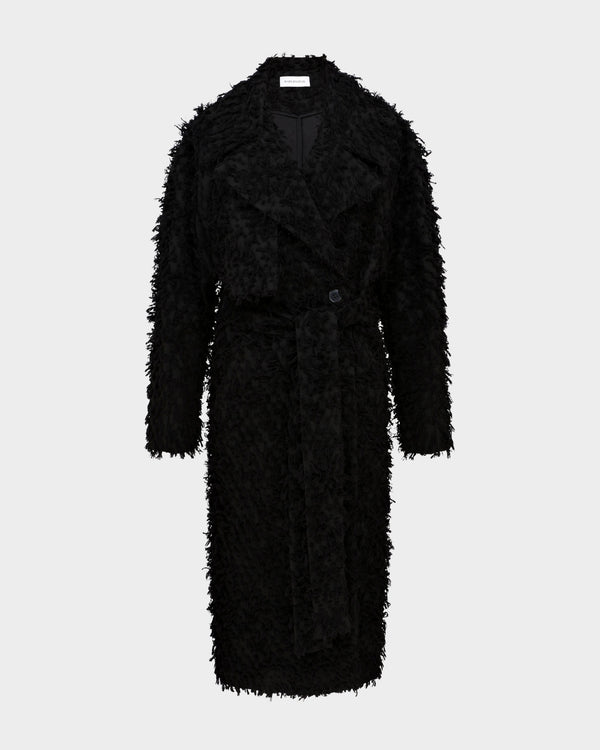 Palmi Coat in Textured Cotton