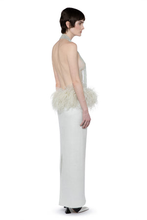 Petya Midi Skirt In Aniseed
