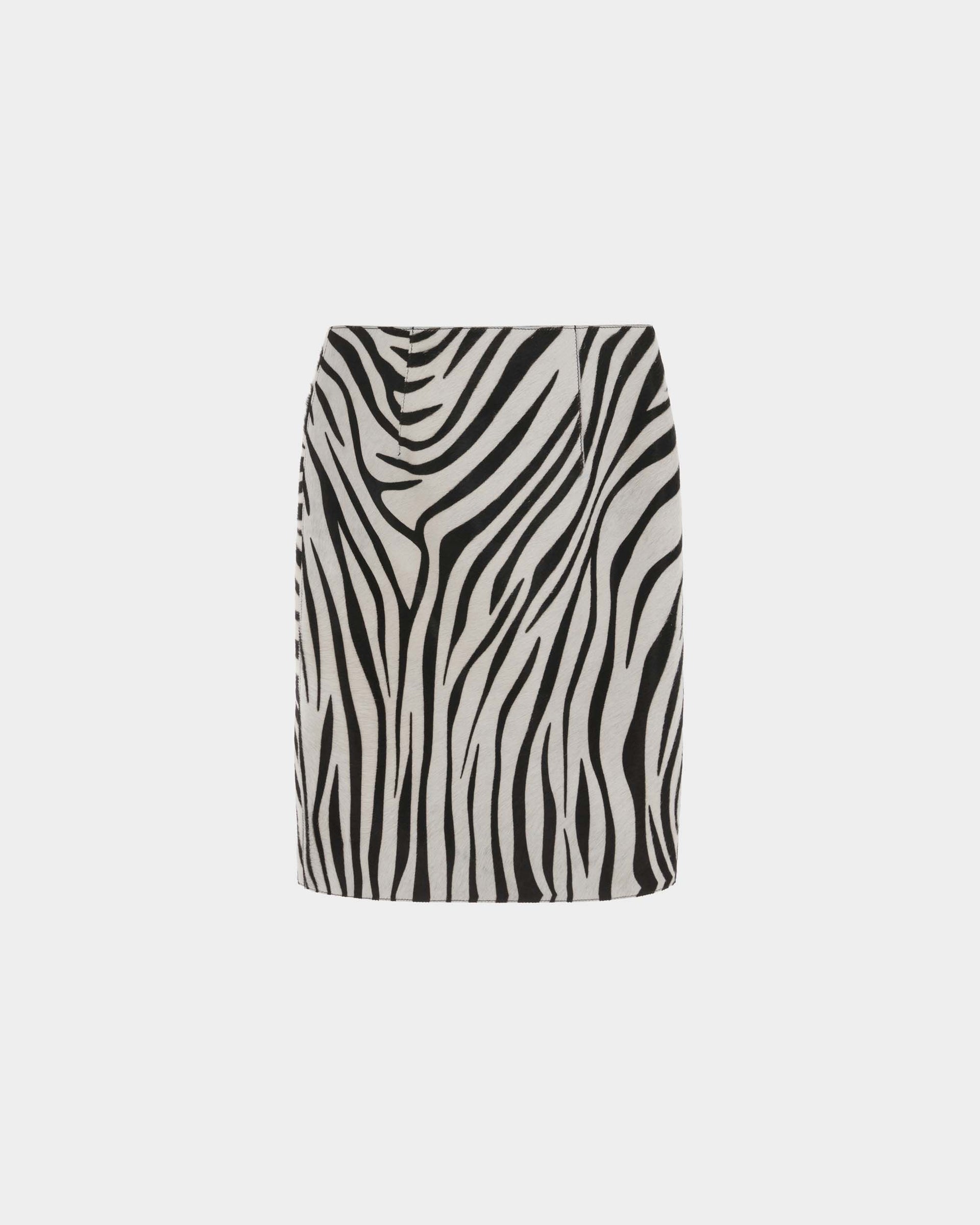 Delta Midi Skirt in Ponyskin