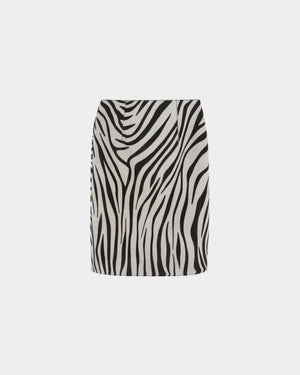 Delta Midi Skirt in Ponyskin