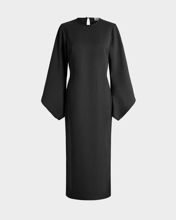 Saverico Midi Dress in Twill