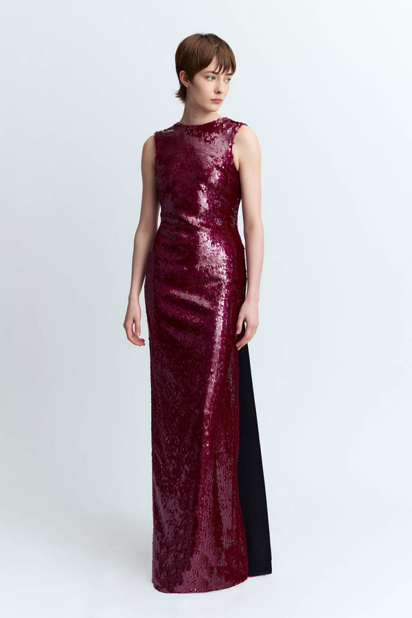 Simm Gown In Sequin