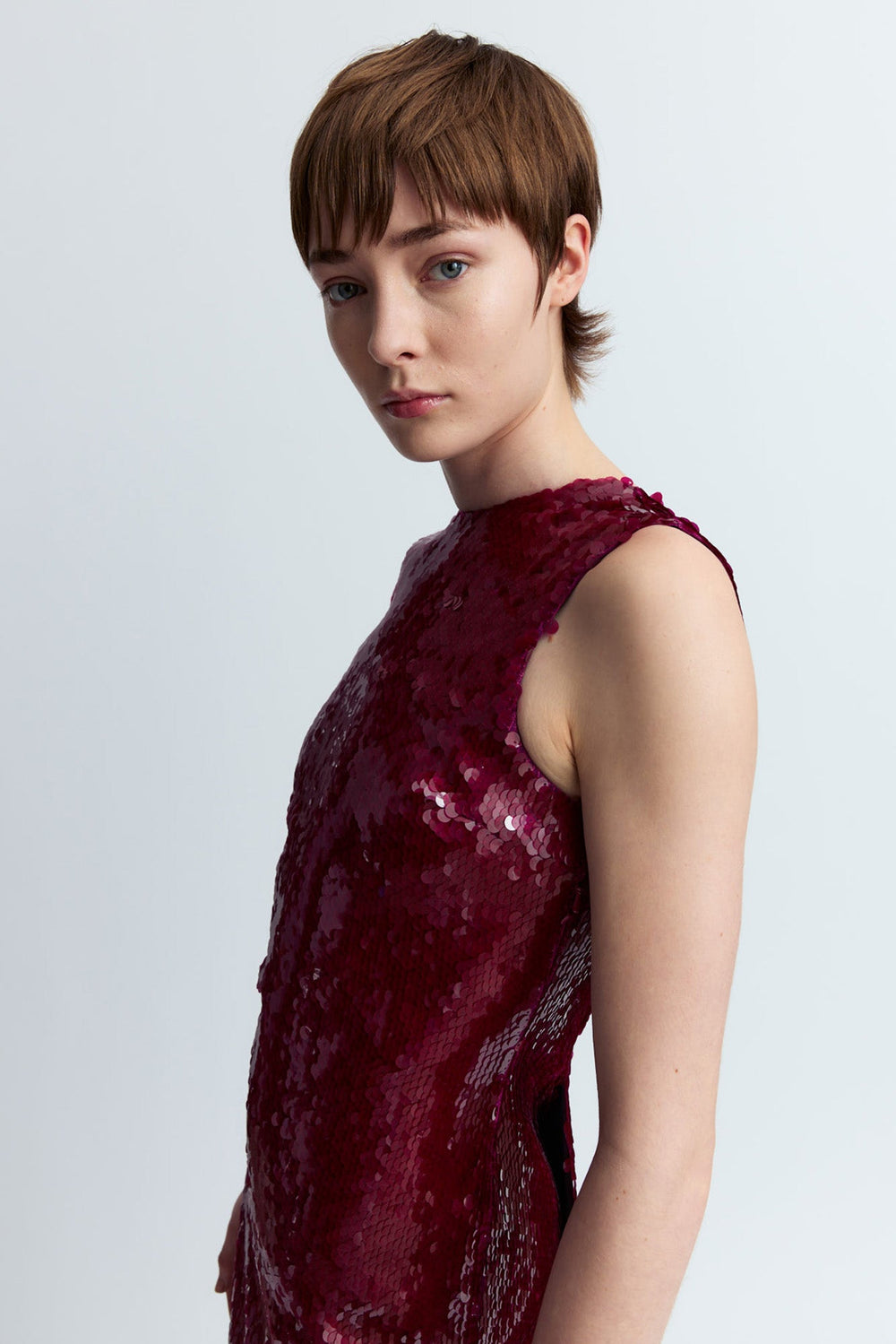 Simm Gown In Sequin