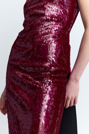 Simm Gown In Sequin