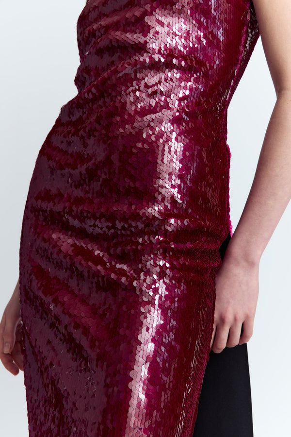 Simm Gown In Sequin