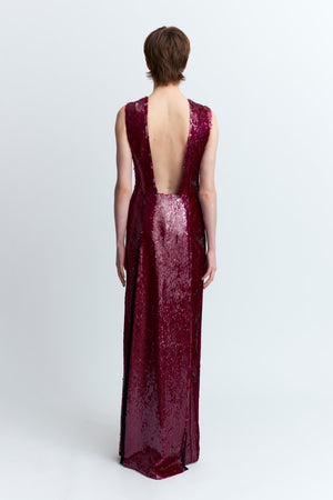 Simm Gown In Sequin