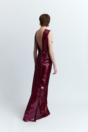 Simm Gown In Sequin