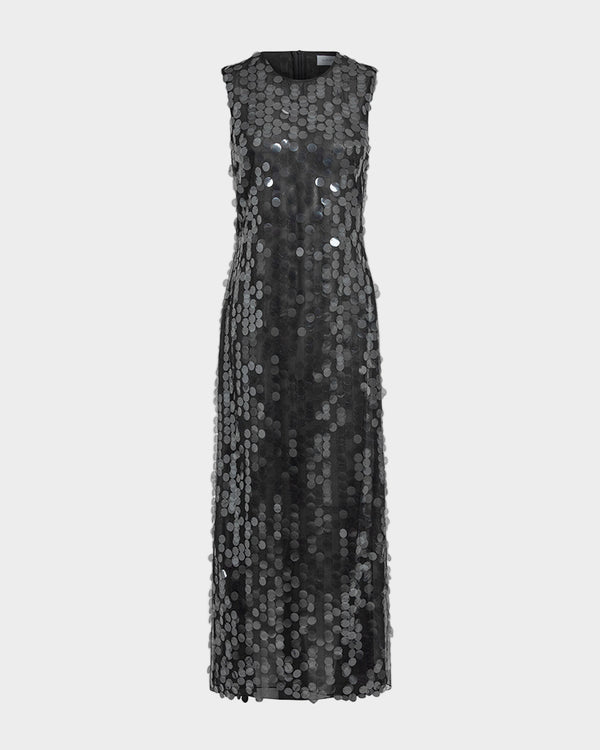 Tovia Midi Dress in Sequin