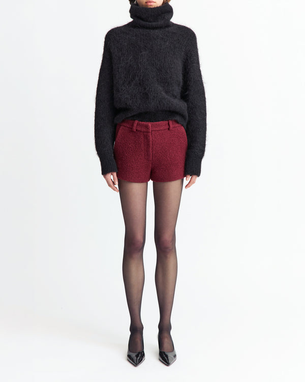 Roll Neck Sephia Jumper in Knit