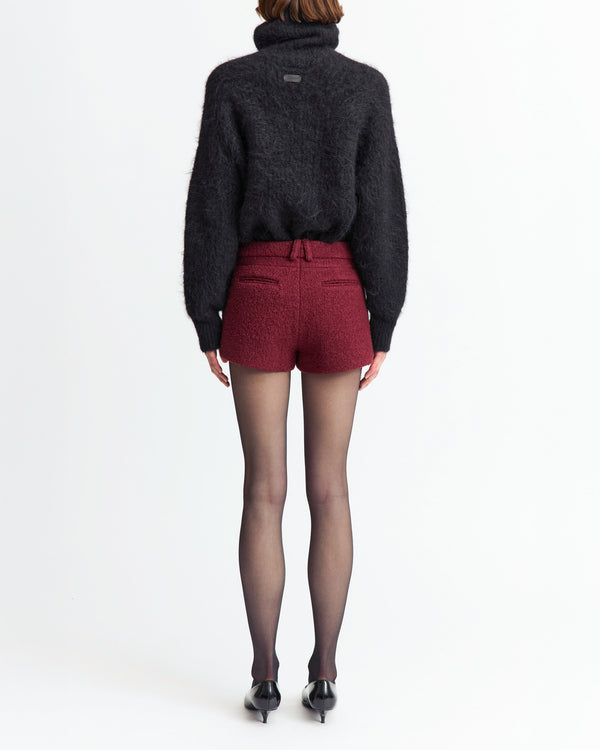 Roll Neck Sephia Jumper in Knit