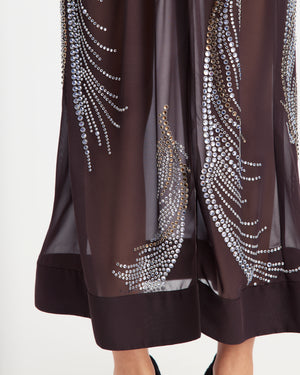 Silas Midi Dress in Georgette