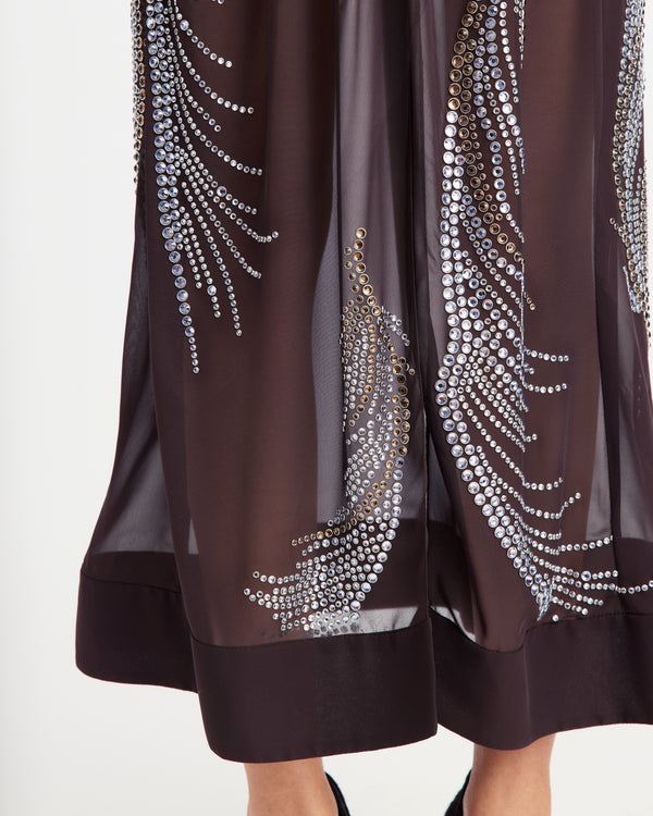 Silas Midi Dress in Georgette