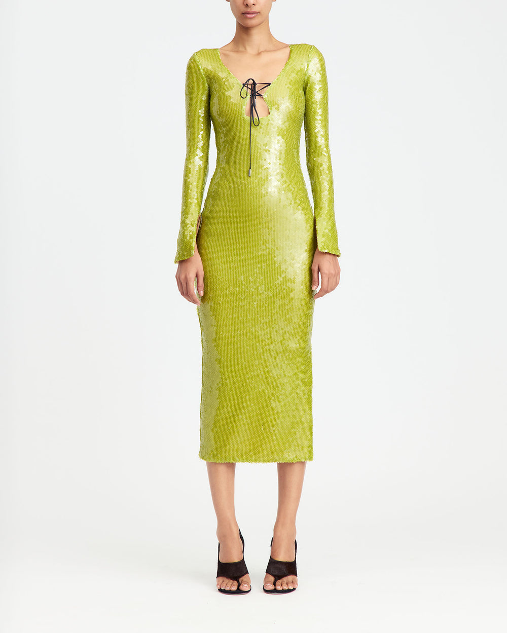 Solaria Midi Dress in Sequin