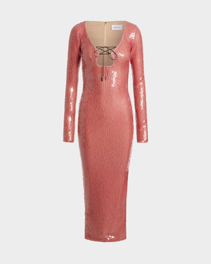 Solaria Midi Dress in Sequin