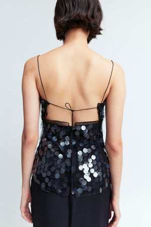 Suero Top in Sequin