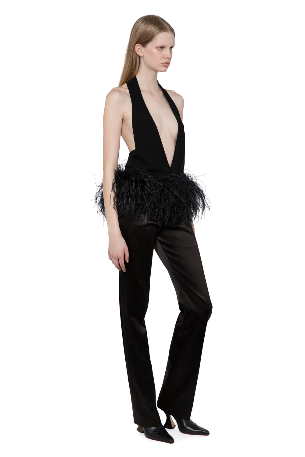 Salina Top In Jet Black