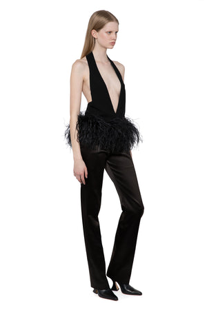 Salina Top In Jet Black