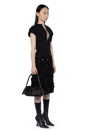 Vanora Top In Jet Black