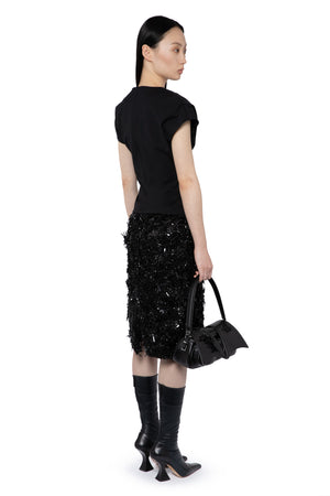 Vanora Top In Jet Black