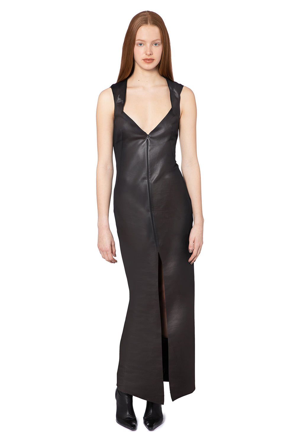 Bram Midi Dress In Bitter Chocolate