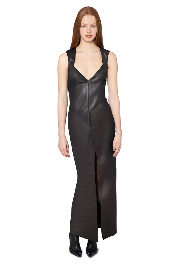 Bram Midi Dress In Bitter Chocolate