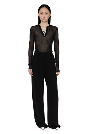 Serpina Top In Jet Black