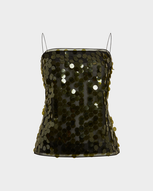 Suero Top in Sequin