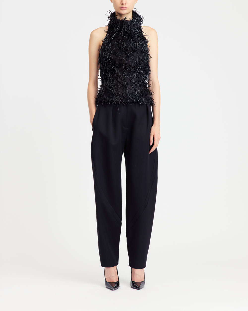 Osma Top in Spiky Sequin