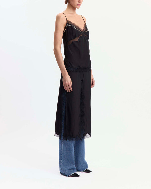 Clio Top in Satin