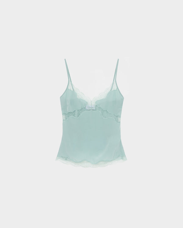 Clio Top in Satin