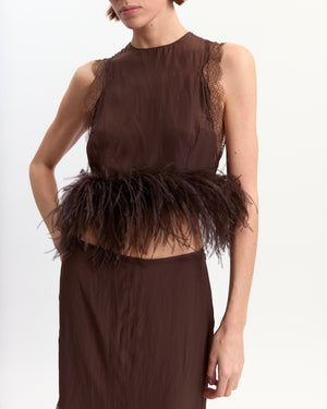 Dickens Top in Satin