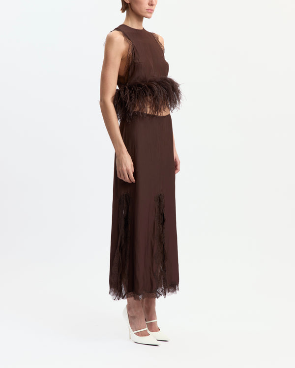 Dickens Top in Satin