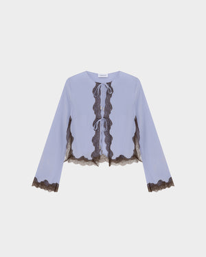 Filipa Cardigan in Satin