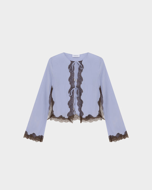 Filipa Cardigan in Satin
