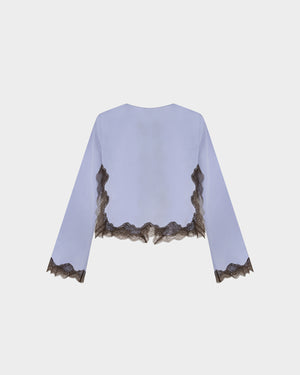 Filipa Cardigan in Satin