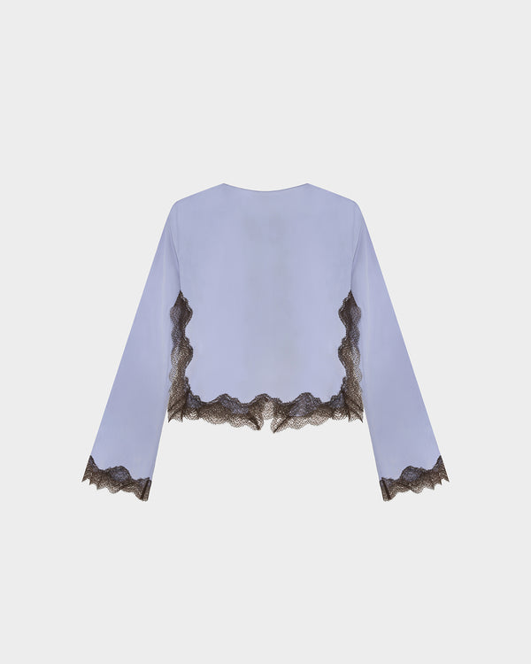 Filipa Cardigan in Satin