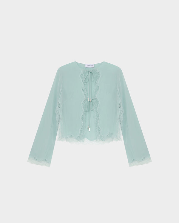 Filipa Cardigan in Satin