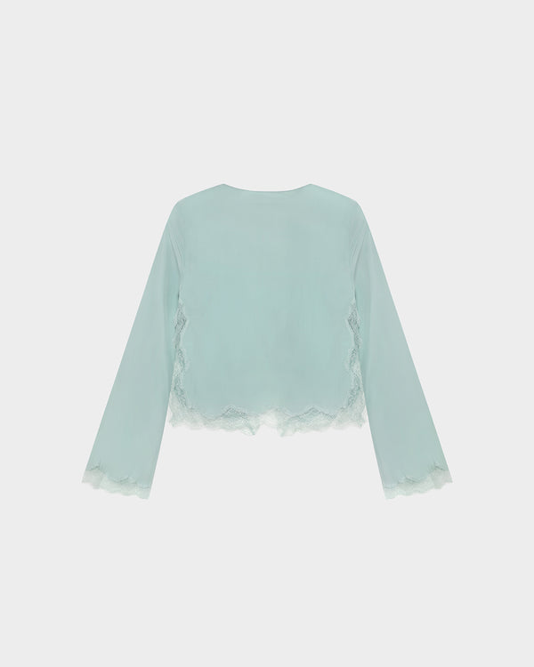 Filipa Cardigan in Satin